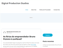 Tablet Screenshot of digitalproductionstudios.com
